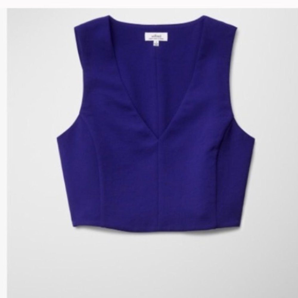 WILFRED / ARITZIA dauphine tank cobalt